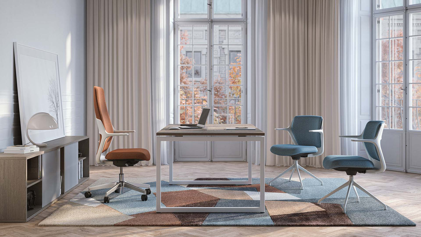 Fauteuil de Direction OFY par Narbutas : Le statut "Executive" au confort chaleureux