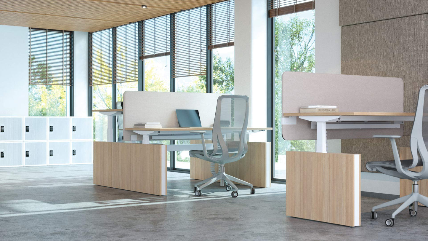 Bureau Assis-Debout MOTION par Narbutas : L'ergonomie au cœur de votre open-space