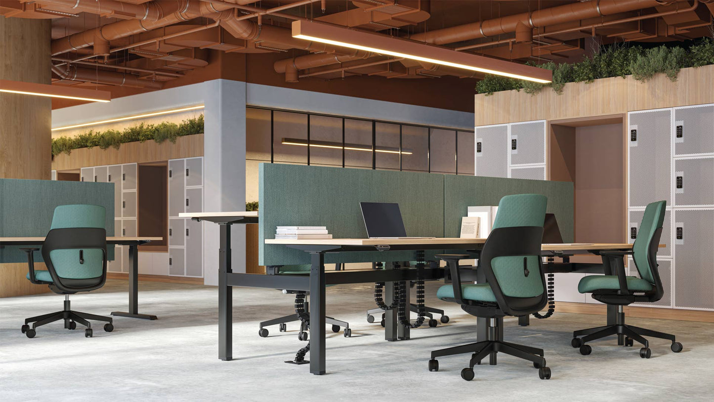 Bureau Assis-Debout MOTION par Narbutas : L'ergonomie au cœur de votre open-space