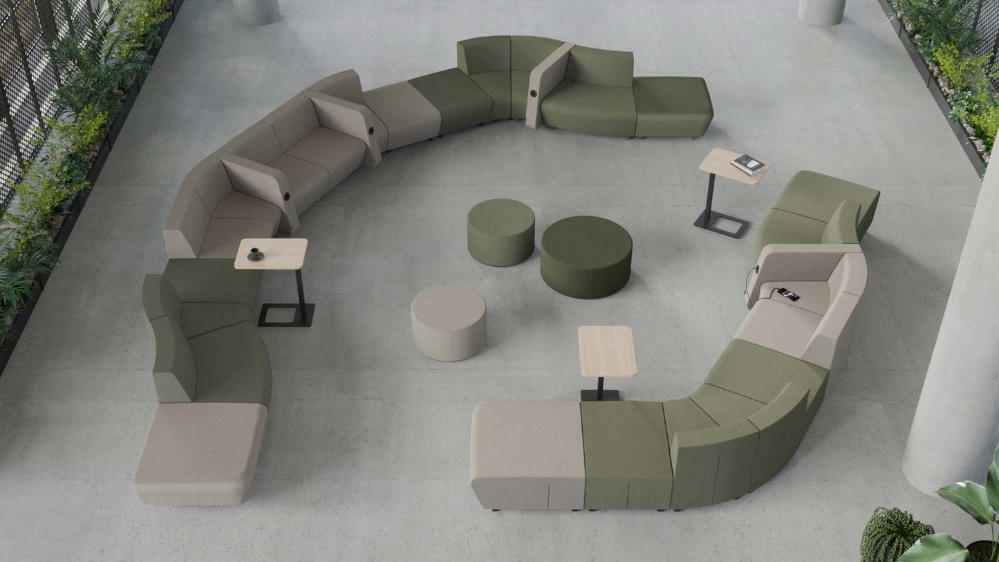 Canapé Modulaire SOFT ROCK par Narbutas : L'espace Lounge inspiré par la nouvelle génération
