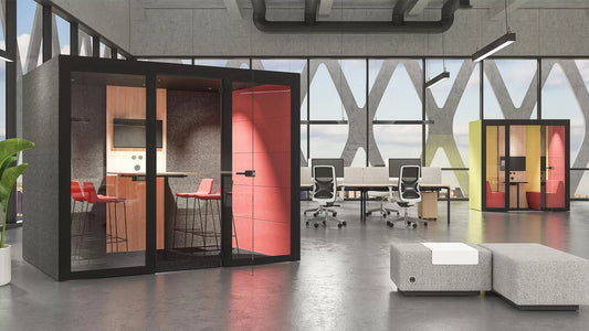 Cabine SILENT ROOM L par Narbutas : La salle de réunion au cœur de l'open-space