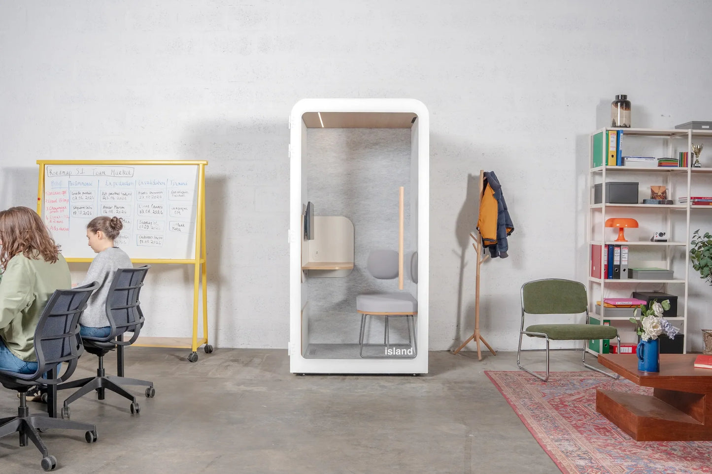 L'Îlot Desk par Workwithisland : Le bureau individuel de concentration
