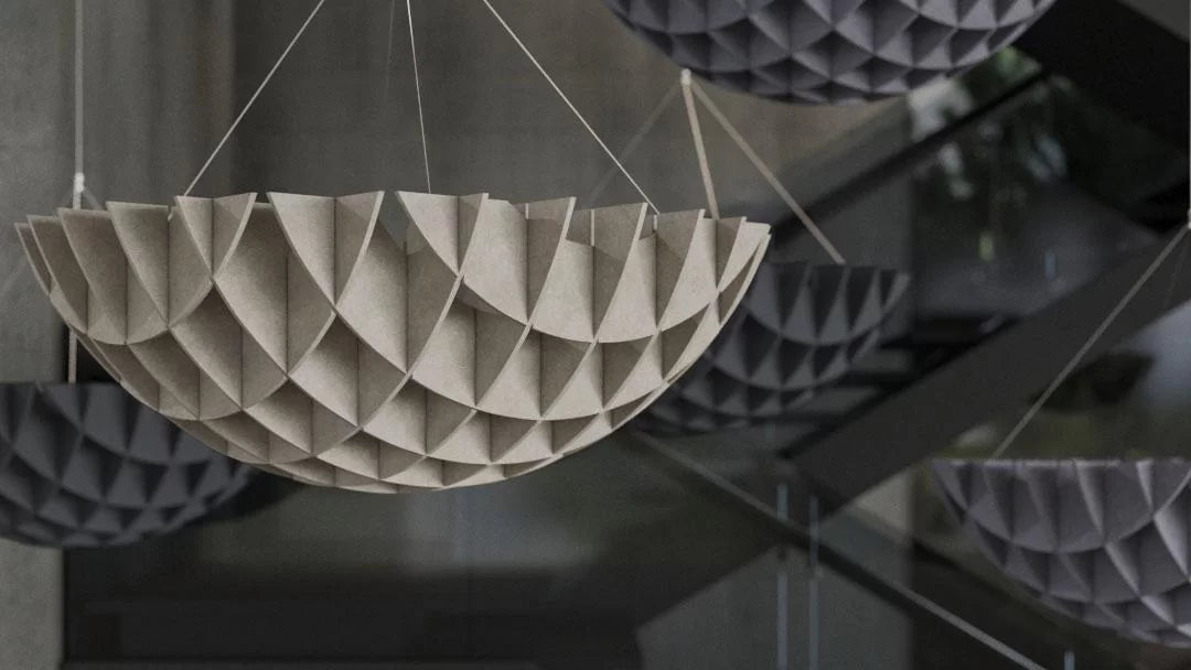 Solutions Suspendues ACOUSTIC ARTWORK Ceiling par Narbutas : Quand le silence tombe du plafond