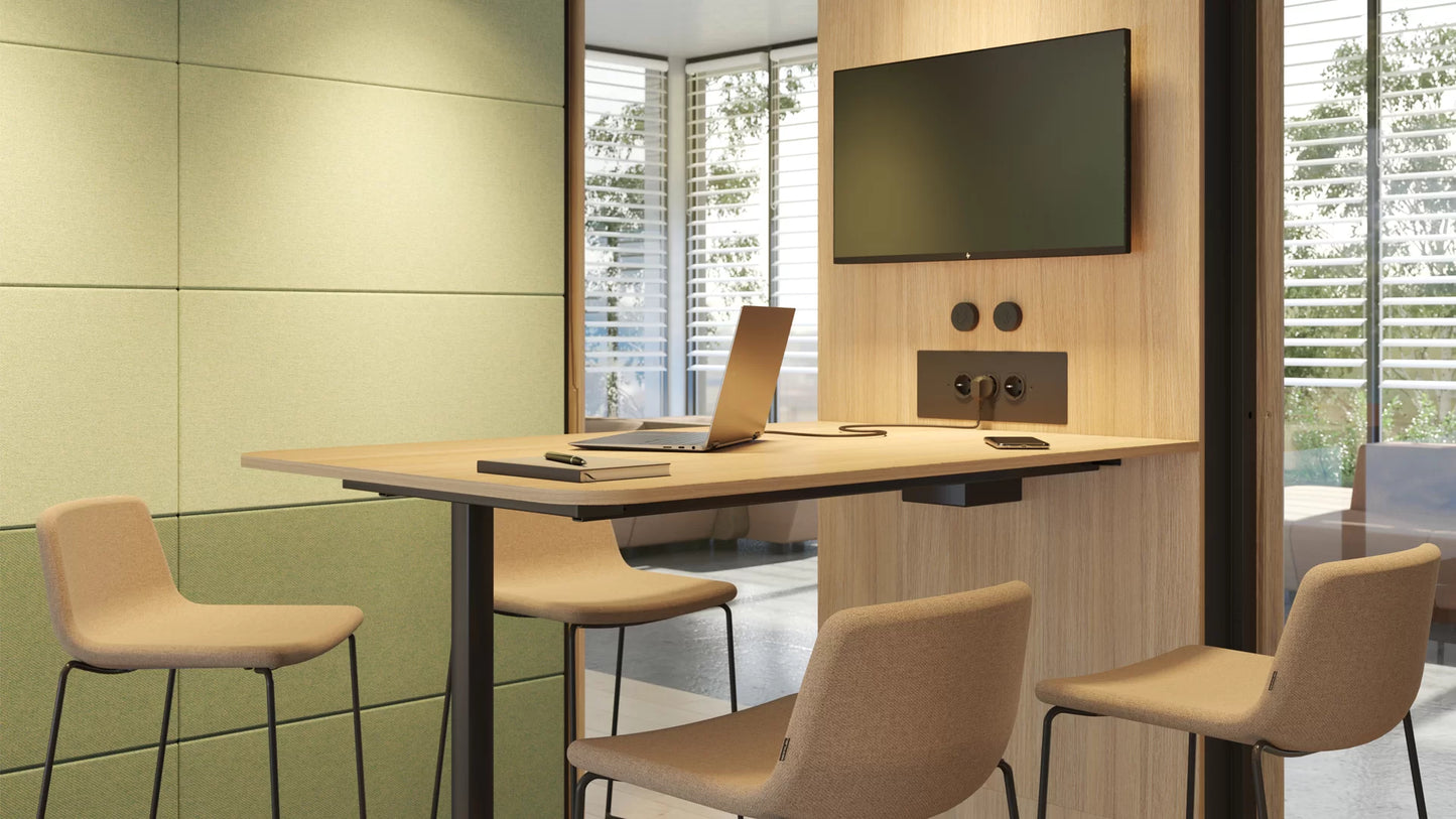 Cabine SILENT ROOM L par Narbutas : La salle de réunion au cœur de l'open-space