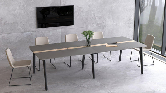 Table de Réunion NOVA Wood par Narbutas : La chaleur du bois pour des échanges inspirants