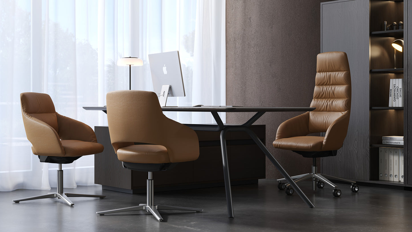 Fauteuil de Direction SANDIE par Narbutas : L'élégance italienne au sommet