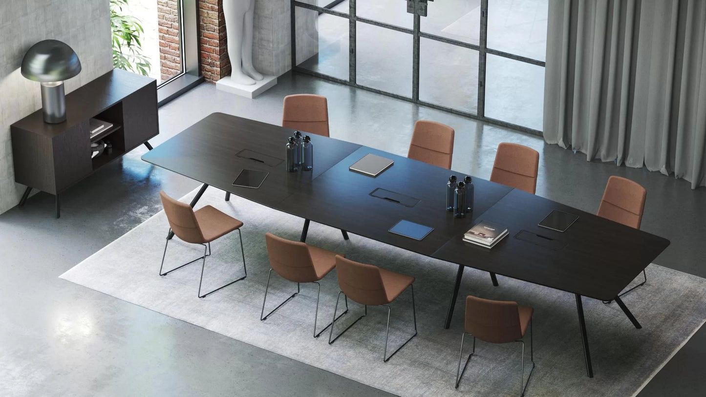 Table de Réunion ARQUS par Narbutas : Le luxe moderne pour vos décisions stratégiques