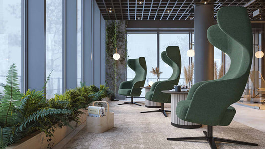 Chaise Lounge SANDIE par Narbutas : L'élégance organique pour vos moments de détente