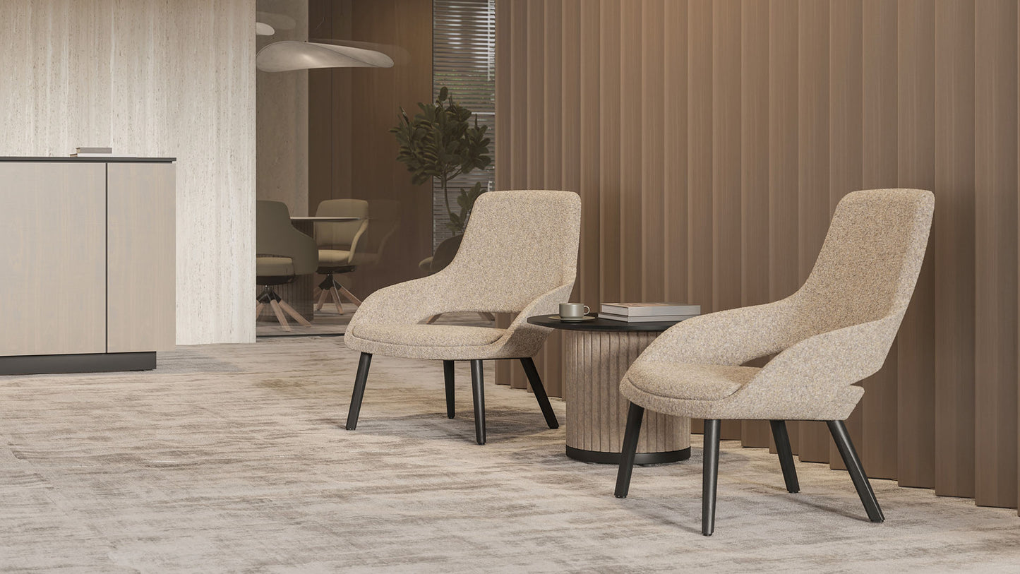 Chaise Lounge SANDIE par Narbutas : L'élégance organique pour vos moments de détente