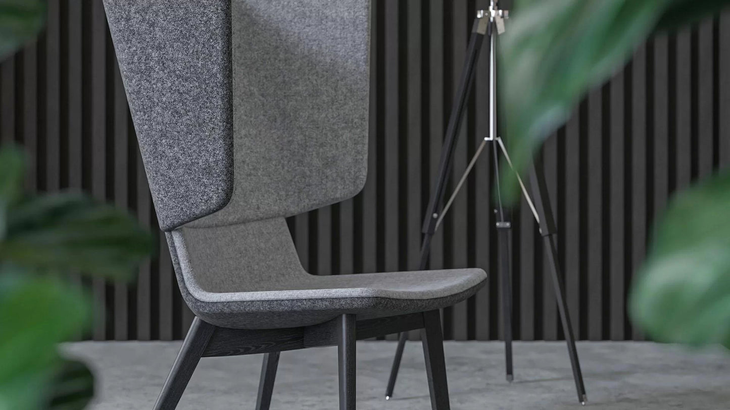 Fauteuil Lounge TWIST&SIT par Narbutas : Le design scandinave vibrant et expressif