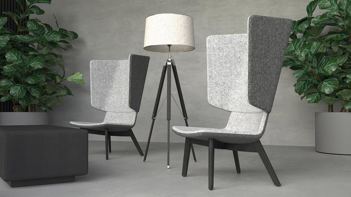 Fauteuil Lounge TWIST&SIT par Narbutas : Le design scandinave vibrant et expressif