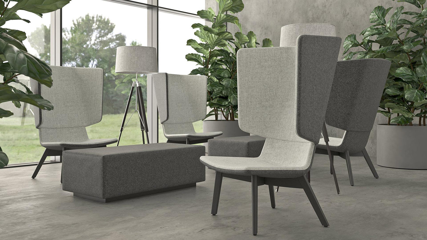 Fauteuil Lounge TWIST&SIT par Narbutas : Le design scandinave vibrant et expressif