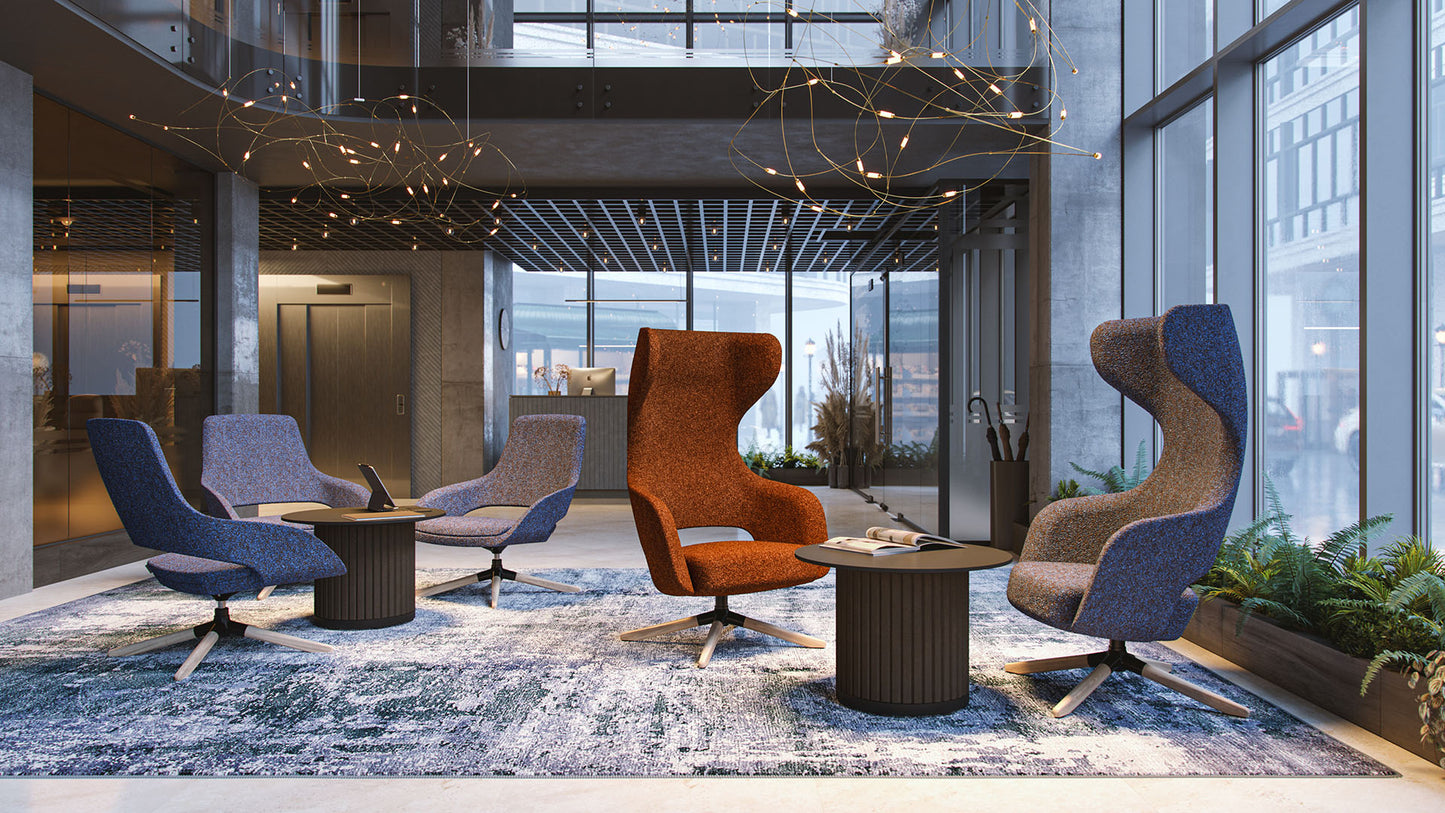 Chaise Lounge SANDIE par Narbutas : L'élégance organique pour vos moments de détente