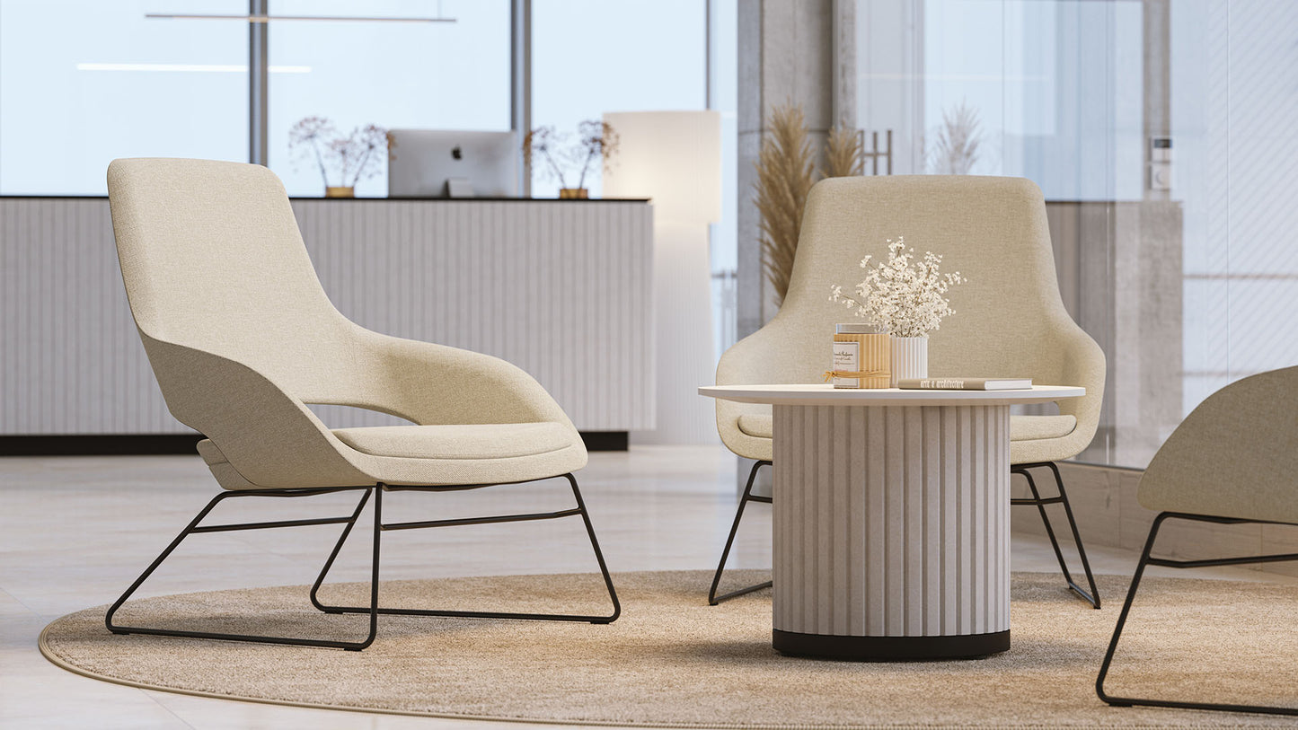 Chaise Lounge SANDIE par Narbutas : L'élégance organique pour vos moments de détente