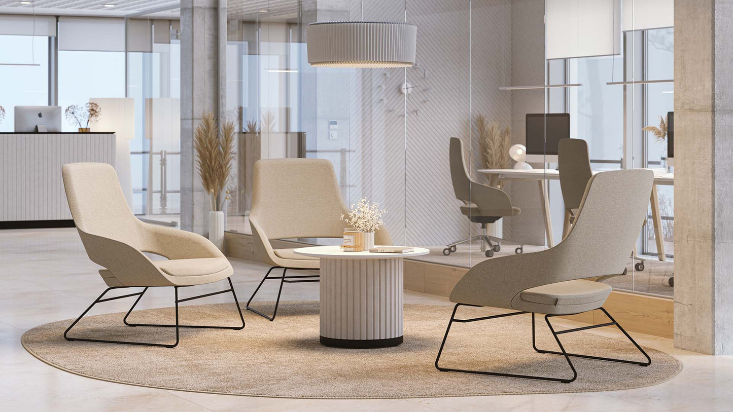Chaise Lounge SANDIE par Narbutas : L'élégance organique pour vos moments de détente